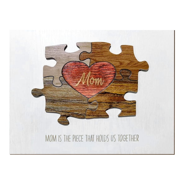 MeetYTOYS Wooden Puzzle, Personalized Mothers Day Christmas Birthday Gifts for Mom, Wall Art Home Decoration