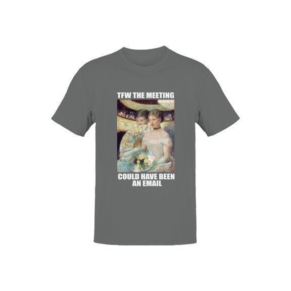 Meeting Email Meme Artwork Men's T-shirt