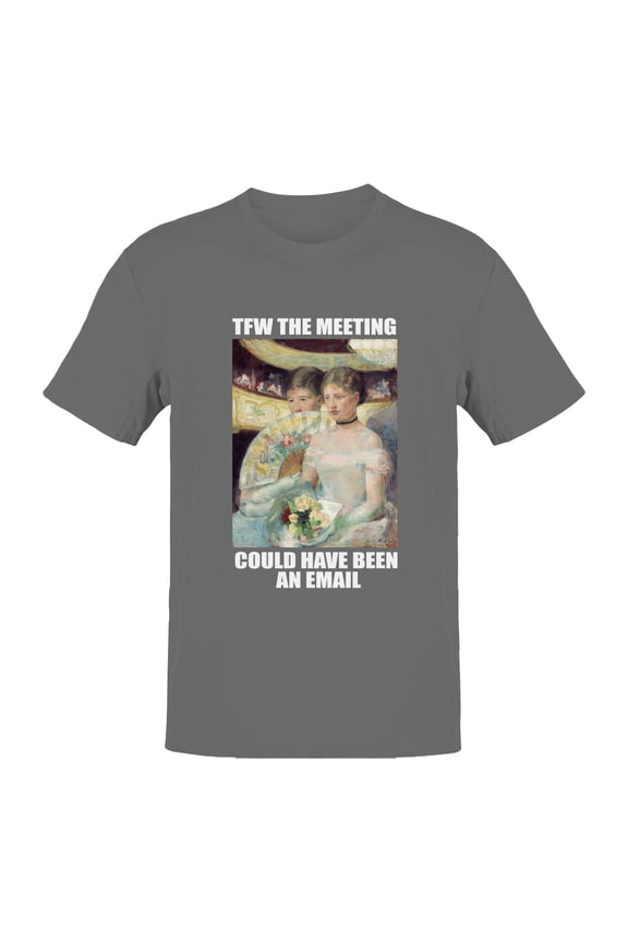 Meeting Email Meme Artwork Men's T-shirt