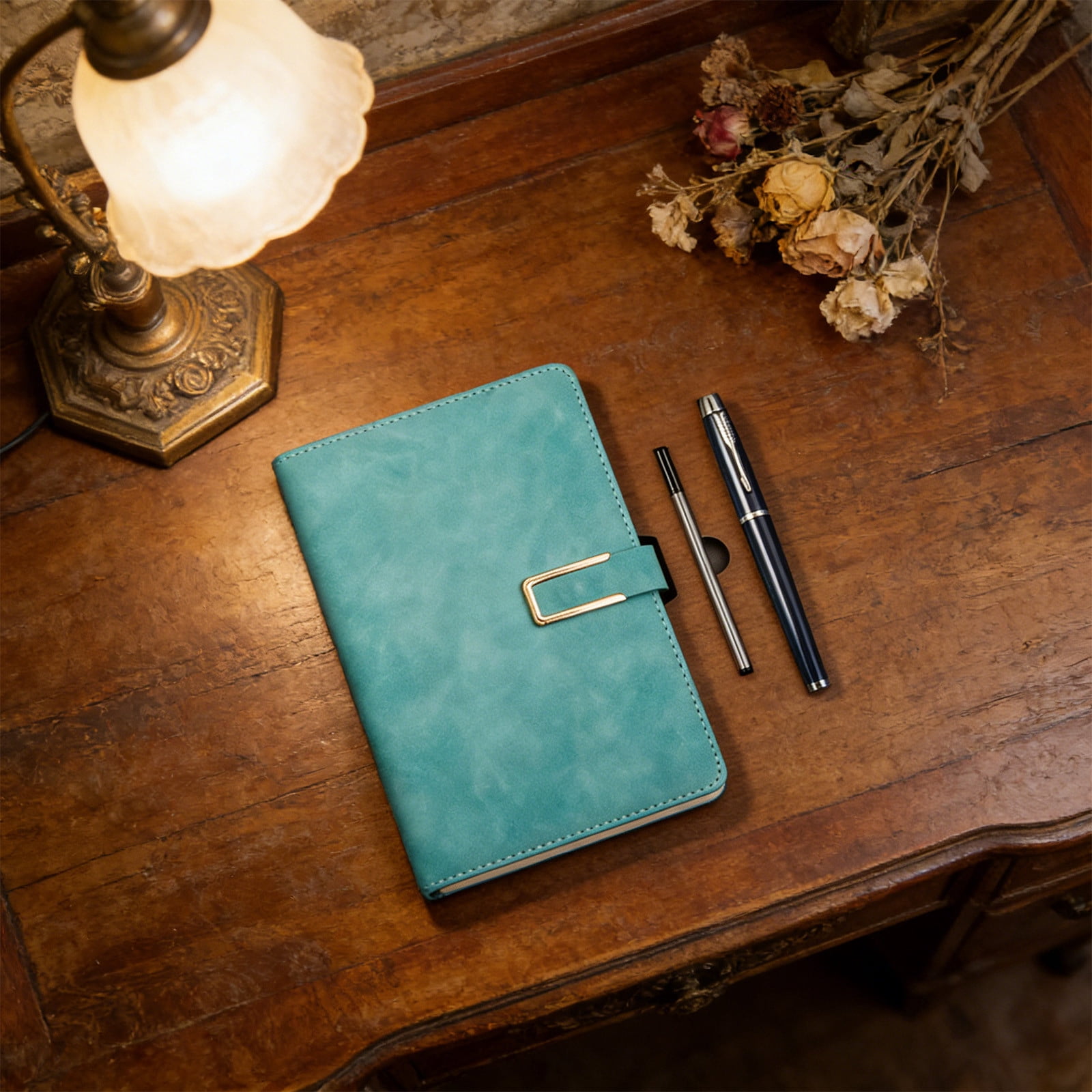 Meeting Notebook for Work and School, Thick Hardcover Business Journal with Case Format Pages for Notes, Charts and Ideas