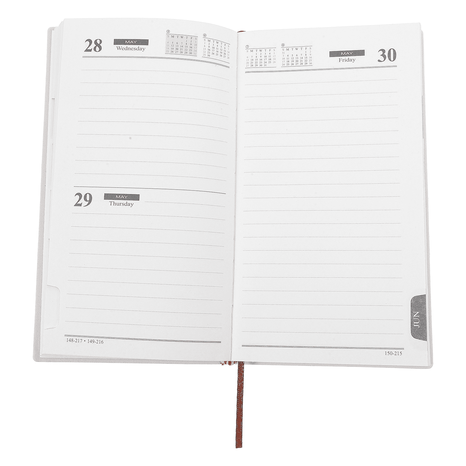 Meeting Notepad Agenda Notebook 2025 Schedule Office Planner Travel 24/