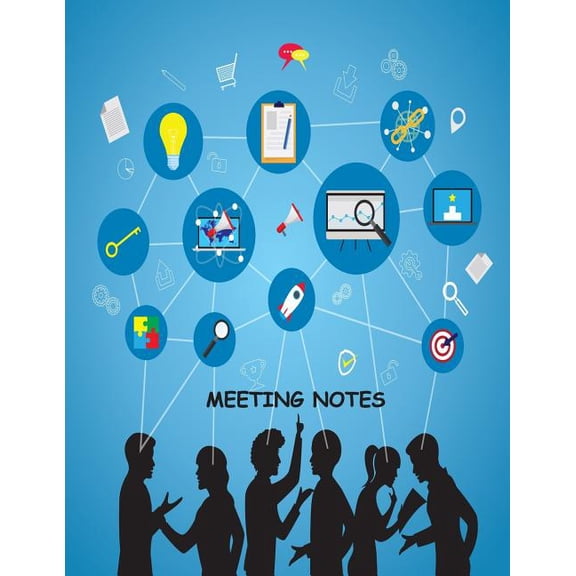 Meeting Notes: Meetings Notes, Attendees, and Action items (Paperback)