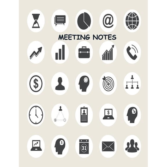 Meeting Notes: Project Meetings Notes, Attendees, and Action items (Paperback)