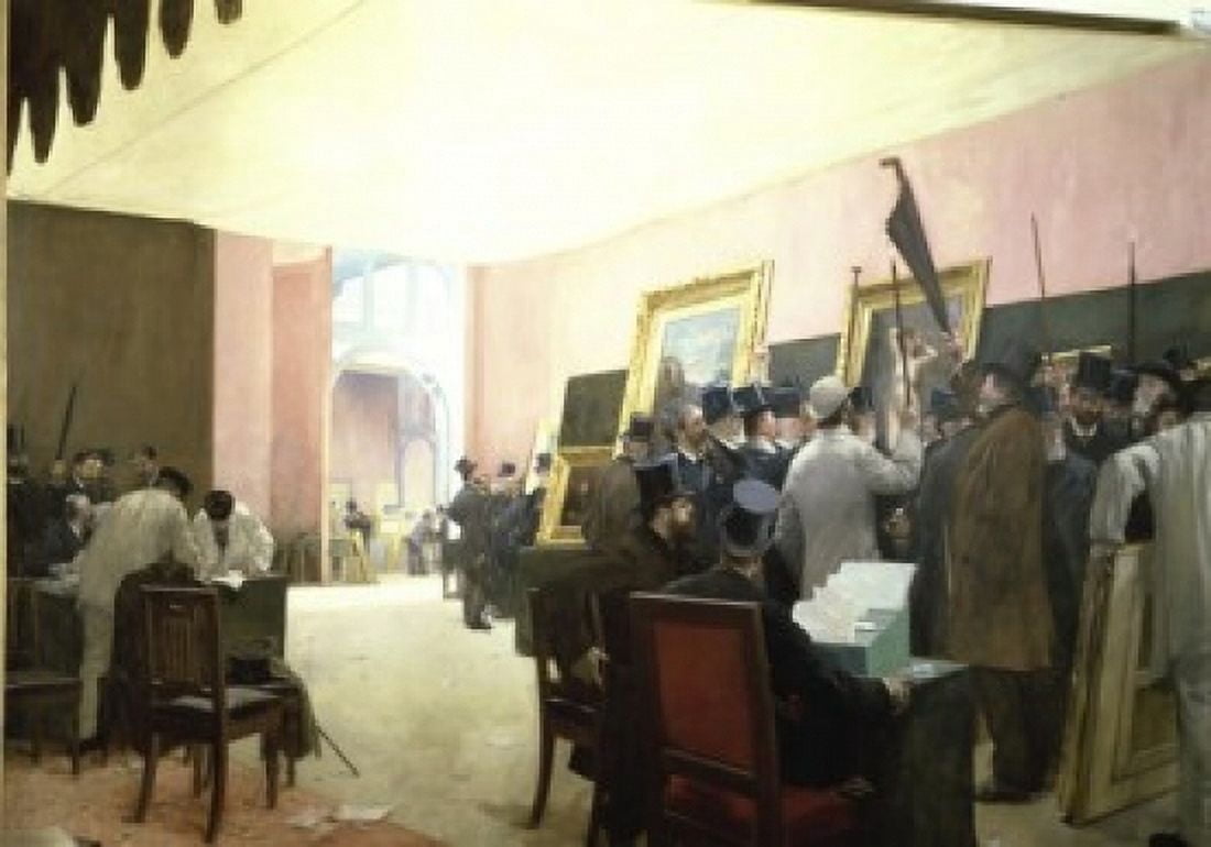 A Meeting of the Painting Jury ( Une Sance du Jury de Peinture) 1885 Henri Gervex (1852-1929French) Oil on canvas Musee dOrsay Paris France Canvas Art - Henri Gervex (24 x 36)