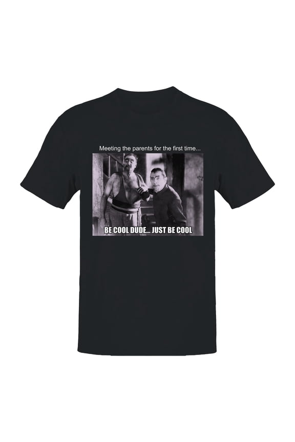 Meeting Parents Be Cool Humor Meme Men's T-shirt