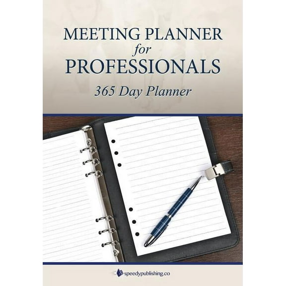 Meeting Planner for Professionals: 365 Day Planner (Paperback)