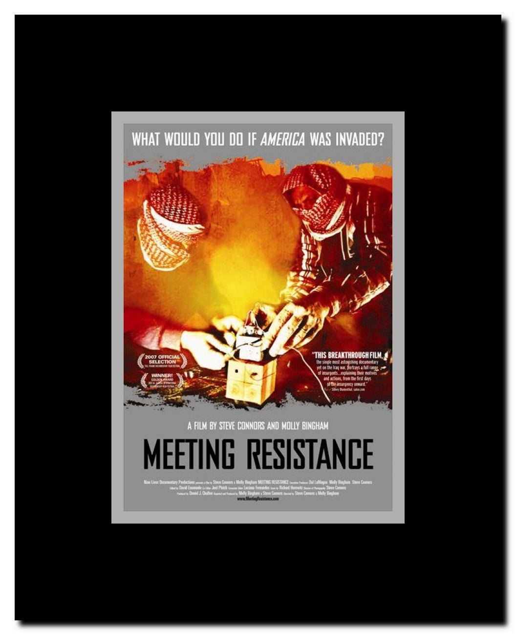 Meeting Resistance Framed Movie Poster