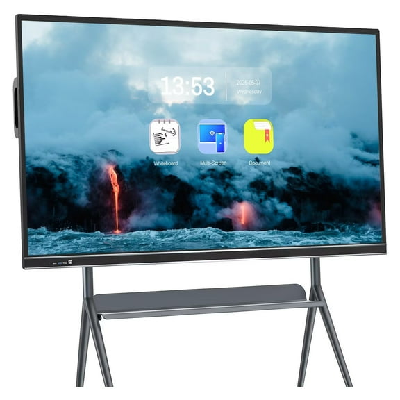 OmninexHub Meeting Smart Board, 75''Touch Screen All-In-One Computer 4K Uhd Wireless Projection for Office and Business Smart Board
