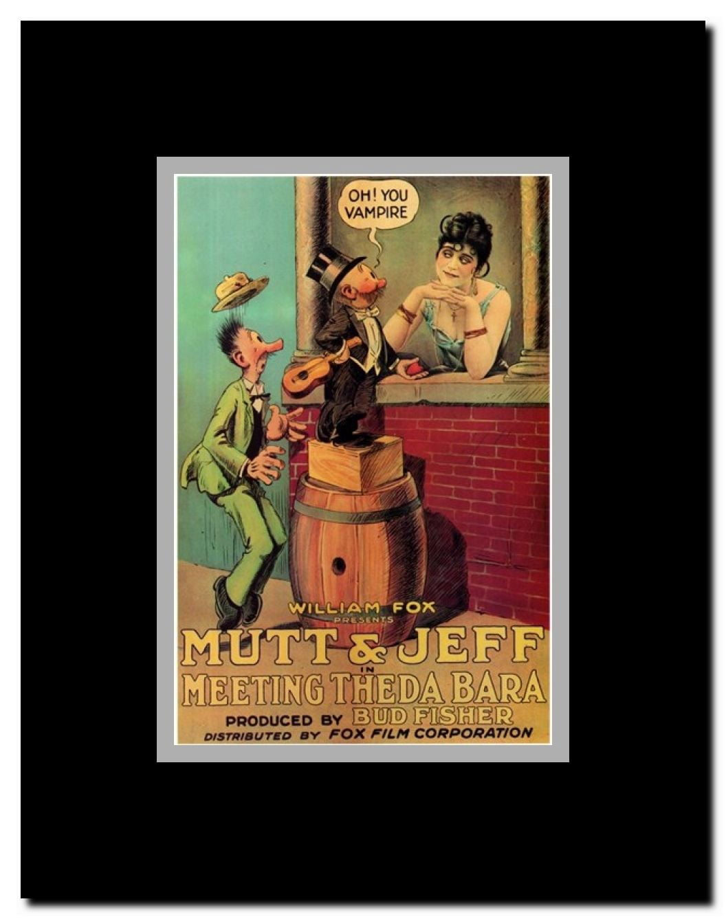Meeting Theda Bara Framed Movie Poster