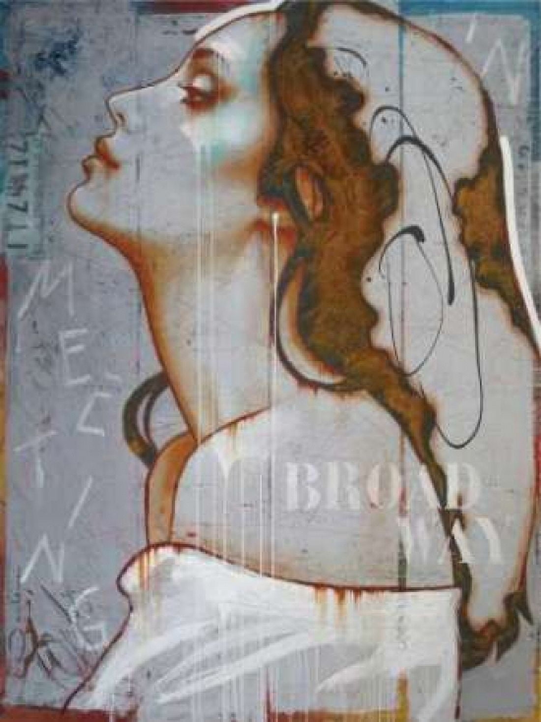 Meeting in Broadway Canvas Art - Hans Jochem (22 x 28)