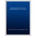 PreOwned Meeting the Standards Social Studies Readings for K6
