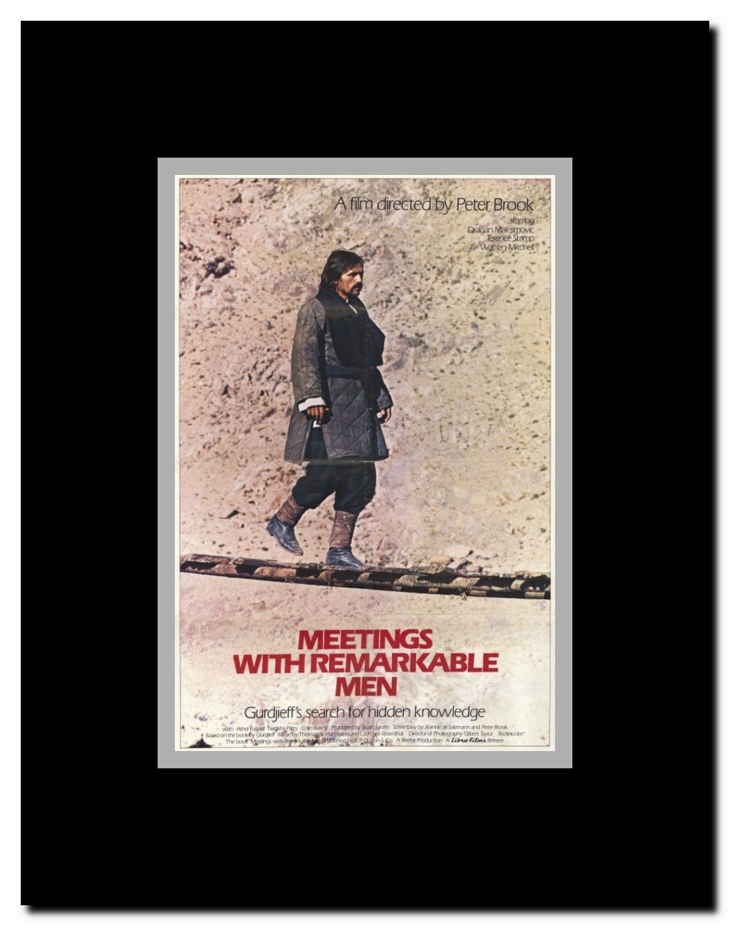 Meetings With Remarkable Men Framed Movie Poster