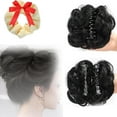 thumbnail image 1 of Meetitsneeds Bun Extension Hair Clips, Bun Extension Clips for Women, Claw Clip Messy Piece Bun Clip With Claw, Wave Curly Hairpieces for Daily Wear (SW283-2), 1 of 7