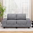 thumbnail image 1 of Meetleisure 70" 2 Seater Sofa,Extra Deep Seat Loveseat Couch for living Room,with Side Pockets Free 2 Cushions,Light Gray, 1 of 7
