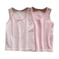 thumbnail image 1 of MeetoTime 2pc Girls Boys Summer Cotton Strap Sleeveless Top Loose Solid Color Base Tank Top 3-13 Years Baby Clothes, 1 of 3