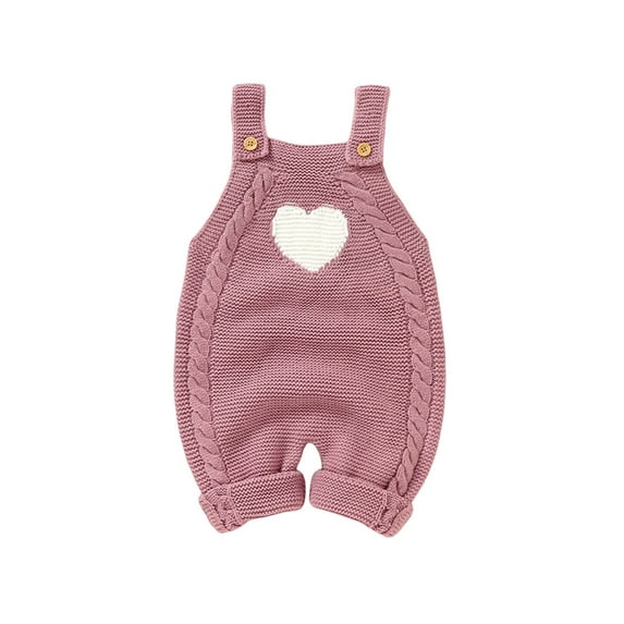 MeetoTime Baby Clothes Suspenders Knitted Jumpsuits Solid Color Newborn Infant Rompers Crawling Clothes