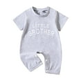 thumbnail image 1 of MeetoTime Baby Clothes T-Shirt Jumpsuits Short Sleeve Round Neck Letter Printed Newborn Infant Rompers Summer Outfits Clothes, 1 of 7