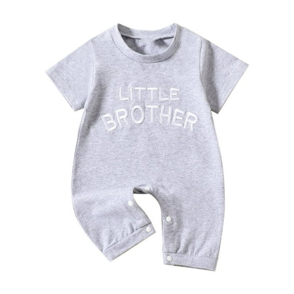 MeetoTime Baby Clothes T-Shirt Jumpsuits Short Sleeve Round Neck Letter Printed Newborn Infant Rompers Summer Outfits Clothes