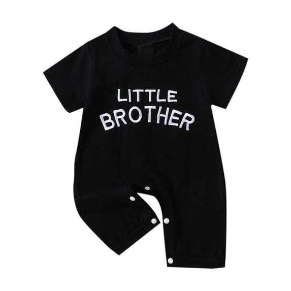 MeetoTime Baby Clothes T-Shirt Jumpsuits Short Sleeve Round Neck Letter Printed Newborn Infant Rompers Summer Outfits Clothes