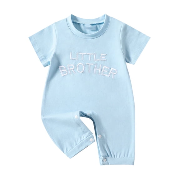 MeetoTime Baby Clothes T-Shirt Jumpsuits Short Sleeve Round Neck Letter Printed Newborn Infant Rompers Summer Outfits Clothes