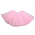 thumbnail image 1 of MeetoTime Baby Girls Clothes 1-6 Years Elastic Waist Mesh Cake Skirt Layered Puffy Princess Dress for Girls, 1 of 3
