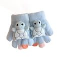 thumbnail image 1 of MeetoTime Kids Gloves Winter Fleece-Lined Thick Warmth Outdoor Full Finger Gloves for Boys Girls 3-6 Years, 1 of 4