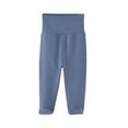 thumbnail image 1 of MeetoTime Newborn Infant Girls Boys Cotton Pants 3-12 Months Solid Color High Waist Home Sleepwear Pants Baby Clothes, 1 of 4