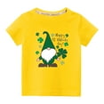 thumbnail image 1 of MeetoTime St. Patrick's Day Kids Short Sleeve Tops Casual Loose Cotton T-Shirt for Boys Girls 3-10 Years, 1 of 6