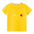 thumbnail image 1 of MeetoTime Valentine's Day Printed Kids Short Sleeve Tops Round Neck Cotton T-Shirt for Boys Girls Summer Clothes 3-10 Years, 1 of 6