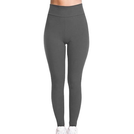 MeetoTime Women's High Waist Yoga Pants Strethcy Solid Color Leggings Buttery Soft Knee and Ankle Full Length Pants