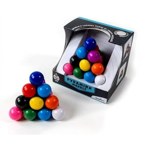 Meffert's Pyraminx Marble - The Original 10-Sided Marble Tetrahedron Brainteaser Puzzle Challenge from Recent Toys - Travel Friendly Fun for Ages 9 - Adult