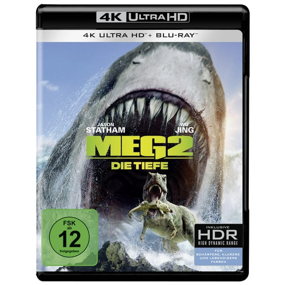 Meg 2: Die Tiefe (4K Ultra HD) Jason Statham Jing Wu Ben Wheatley