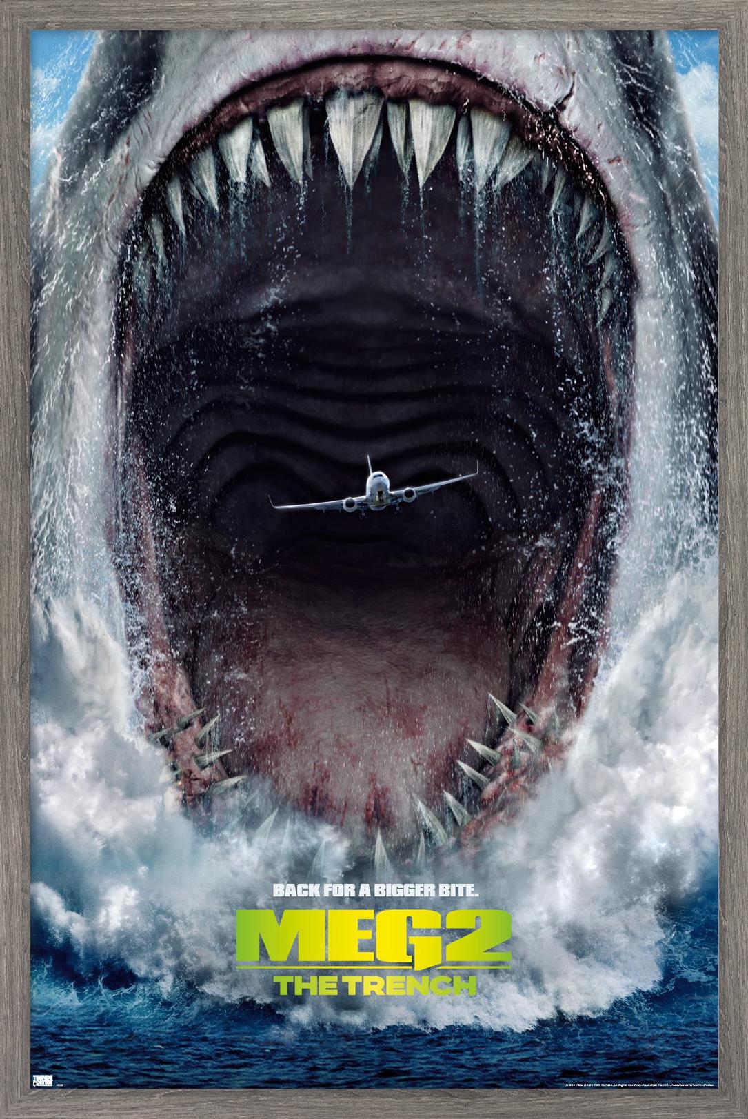 Meg 2: The Trench - Plane One Sheet Wall Poster, 22.375
