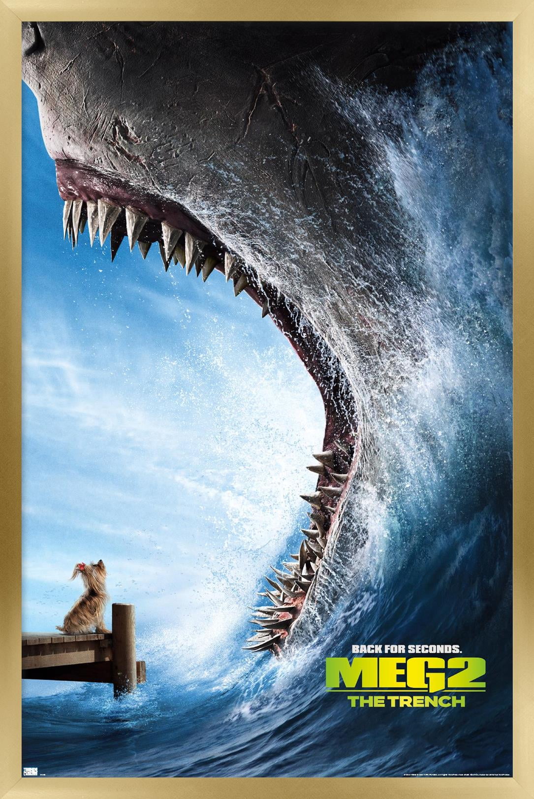 MEG ポスターセット Meg 2: The Trench - Teaser One Sheet Wall Poster, 14.725