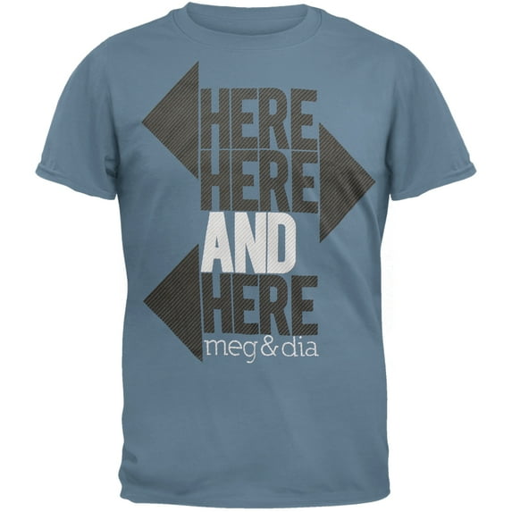Meg & Dia Men's Directional Soft Short Sleeve T Shirt
