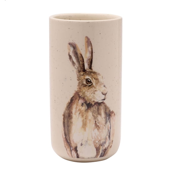 Meg Hawkins Tall Ceramic Vase - Hare 10 x 20cms