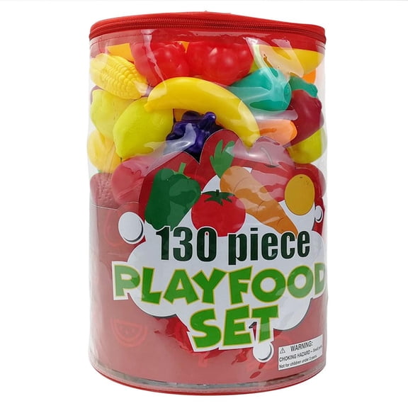 KIDS TOY - Mega 130 Piece - Playfood Set