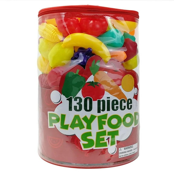 KIDS TOY - Mega 130 Piece - Playfood Set