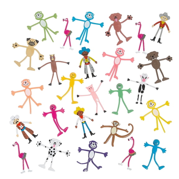 Mega Bendable Assortment (100Pc) - Party Favors - 100 Pieces