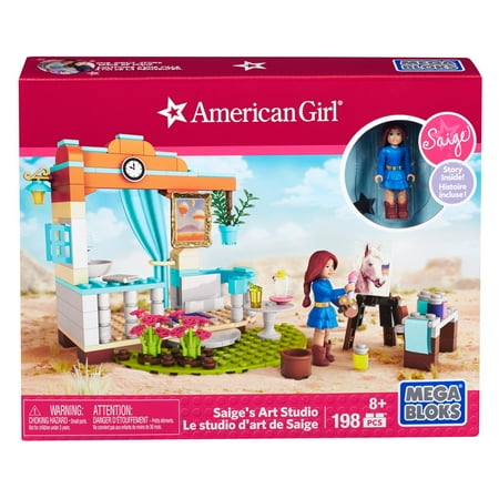 Mega Bloks American Girl Saige's Art Studio Playset with 198-Pieces