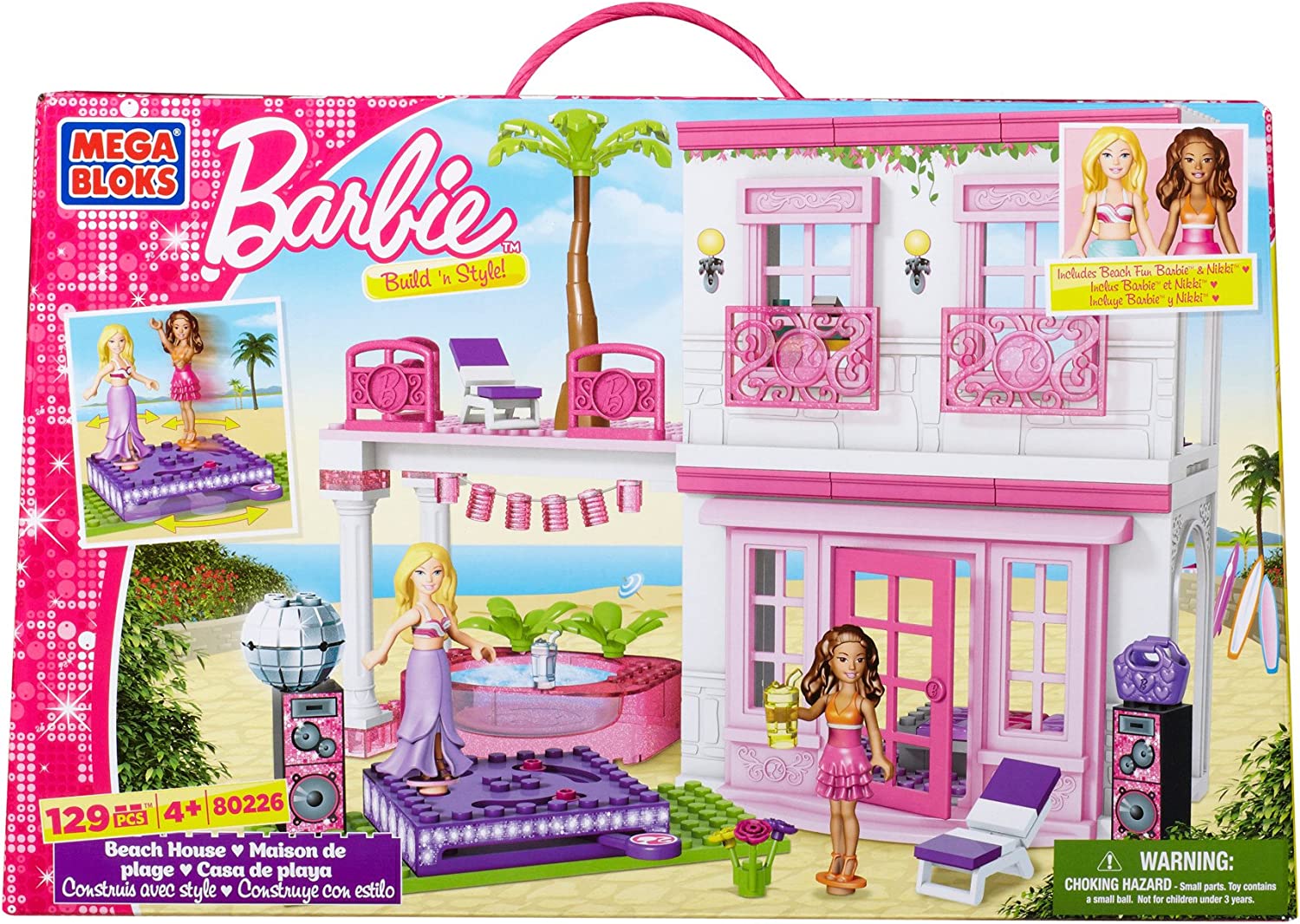 Mega Bloks Barbie Beach House - image 1 of 10