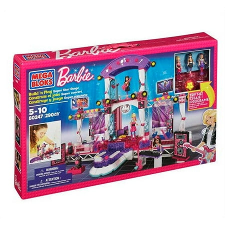 Mega Bloks Barbie Super Star Stage Model #80247