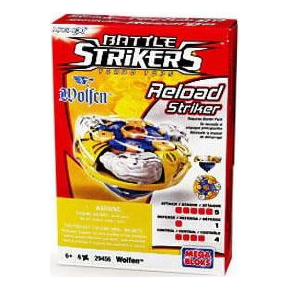 Mega Bloks Magnext Battle Strikers Gauntlet Reload Striker - Trottole Magnetiche Da Costruzione