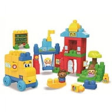 Mega Bloks: Block Builders 'Day At School' 110-Count Set