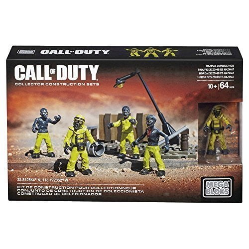 Mega Bloks Call of Duty Hazmat Zombies Mob Playset 