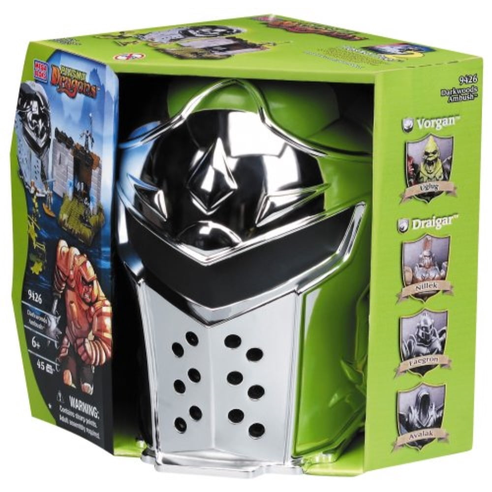 Mega Bloks Darkwoods Ambush Gold Paladin Helmet Building Set 9426 - 45 ...