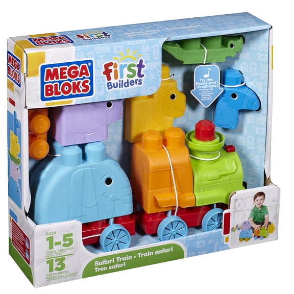 Mega Bloks First Builders - Animal Safari Train