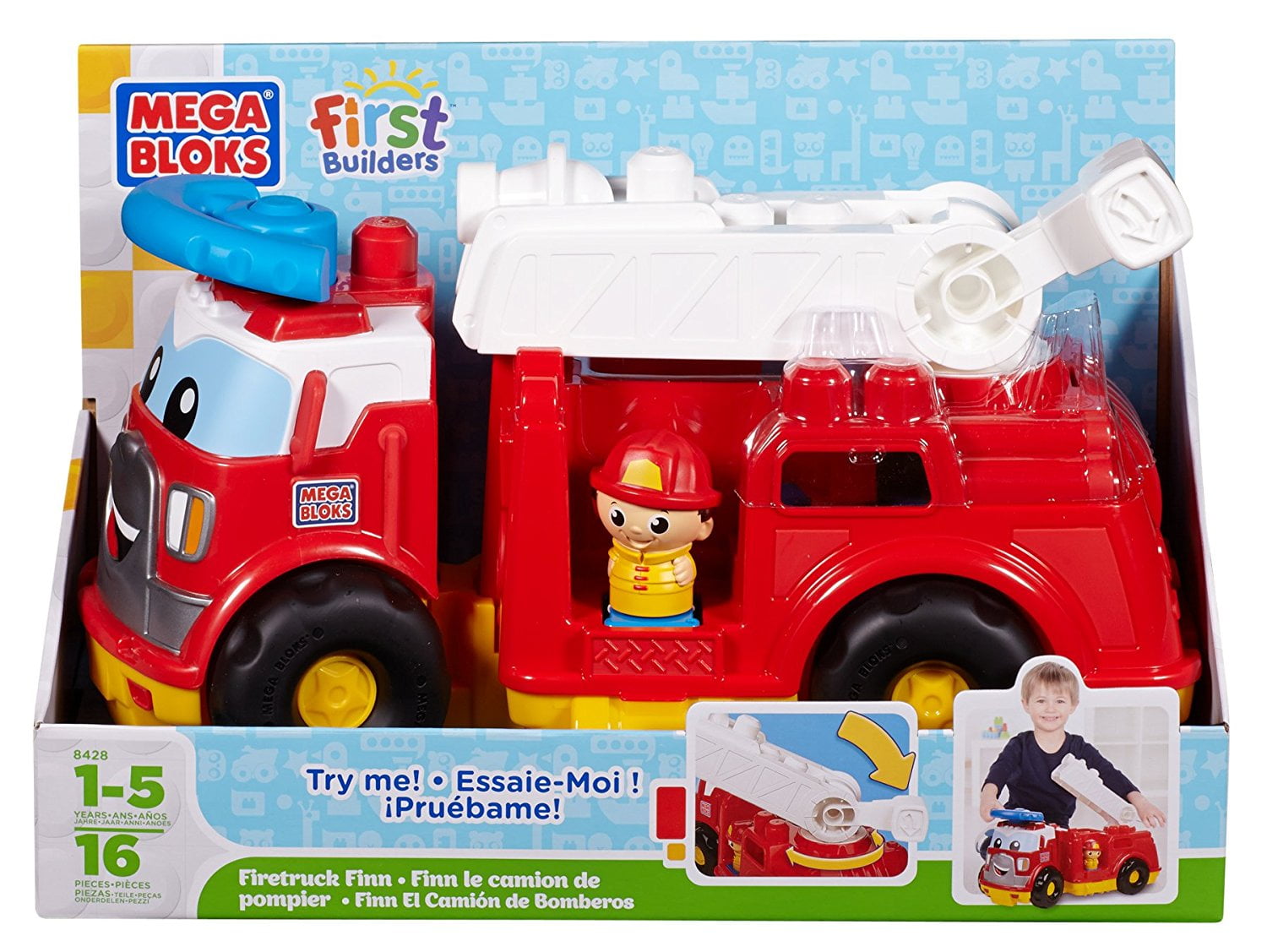 mega bloks first builders fire truck