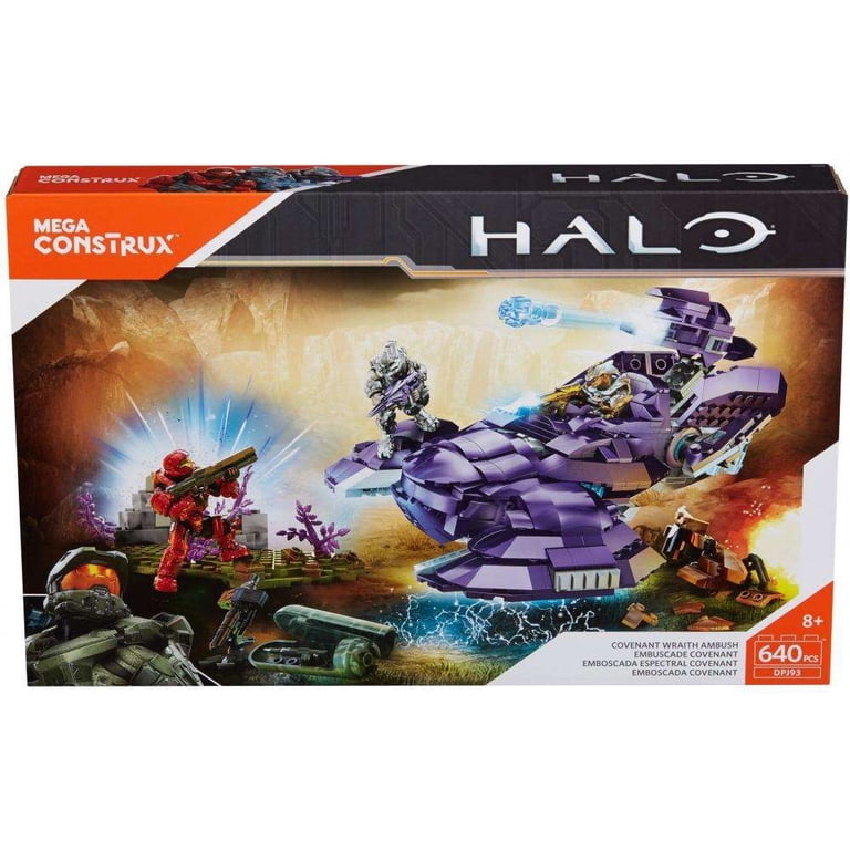 Lotto Di 5 Figure Mega Bloks Halo &ndash; Covenant Banhed Brute DXR57 &ndash; Blu, 1.75 Pollici, Usate Ma Perfette