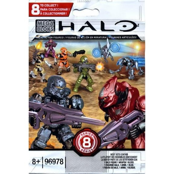 Mega Bloks Halo Halo Series 8 Minifigure Mystery Pack #96978-8